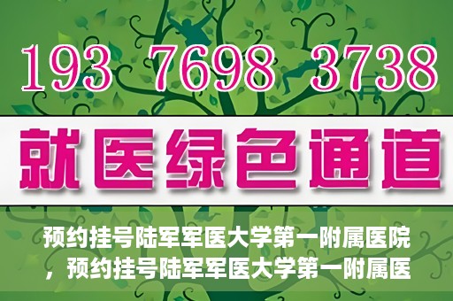 预约挂号陆军军医大学第一附属医院，预约挂号陆军军医大学第一附属医院，一站式医疗服务平台体验之旅