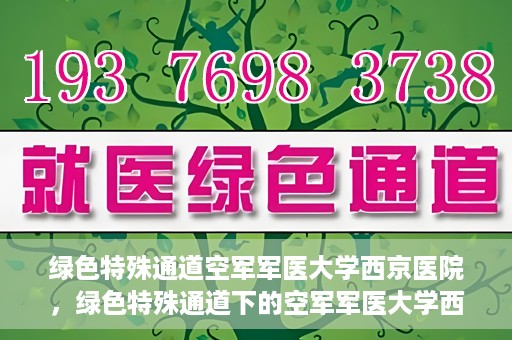 绿色特殊通道空军军医大学西京医院，绿色特殊通道下的空军军医大学西京医院探索与实践