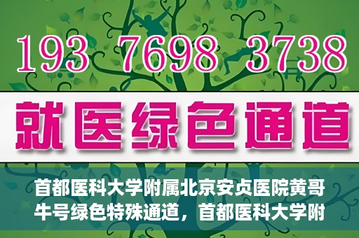 首都医科大学附属北京安贞医院黄哥牛号绿色特殊通道，首都医科大学附属北京安贞医院黄哥牛号，绿色特殊通道开启健康之门