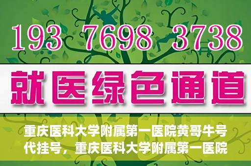 重庆医科大学附属第一医院黄哥牛号代挂号，重庆医科大学附属第一医院黄哥牛号代挂号服务解析